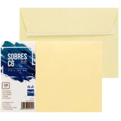 SOBRE PLUS 114*162 CREMA