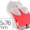 SOPORTE BLOC DE NOTAS ADHESIVAS QUITA Y PON POST-IT Z NOTE GATO 76X76 MM