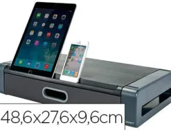SOPORTE Q-CONNECT DELUXE PARA MONITOR CON CAJON 48,6X27,6X9,6 CM
