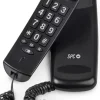 SPC ORIGINAL LITE 2 TELEFONO FIJO - SIN PILAS - SIN CONEXION A LA LUZ - INDICADOR LUMINOSO - 10 MEMORIAS INDIRECTAS - COMPACTO Y LIGERO - COLOR NEGRO