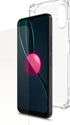 SPC PACK DE FUNDA Y CRISTAL TEMPLADO COMPATIBLE CON SPC DISCOVERY DE 6.5 - CARCASA EXTRARRESISTENTE - PROTECCION CONTRA ARAÑAZOS - DISEÑO TRANSPARENTE - COLOR NEGRO