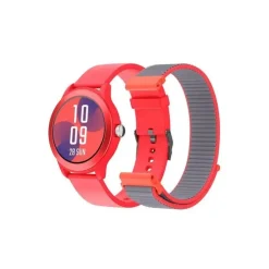 SPC SMARTEE DUO VIVO RELOJ SMARTWATCH PANTALLA REDONDA 1.27 - MAS DE 100 MODOS DEPORTIVOS - MONITOREO DE SALUD - RESISTENCIA IP68 - COLOR ROJO
