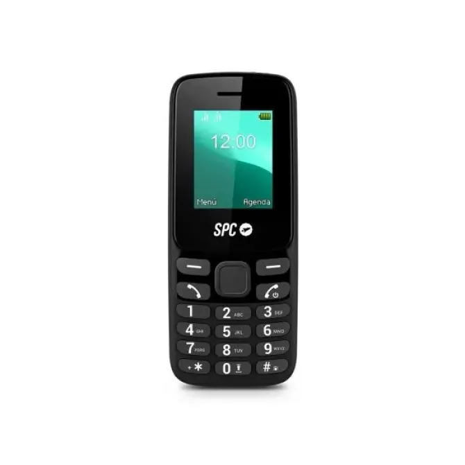 SPC TALK 2 GO TELEFONO MOVIL - CUERPO COMPACTO Y LIGERO - PANTALLA DE 1.77 PULGADAS - DUAL SIM - BATERIA DE 1000MAH - RADIO FM - LINTERNA Y CAMARA DE FOTOS - COLOR NEGRO
