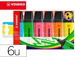 STABILO BOSS FLUORESCENTE BLIST.6COL REF.119753