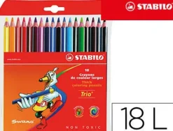 STABILO LAPIZ COLOR STABILO 18UD TRIO 203/18-01/02 MAK125177