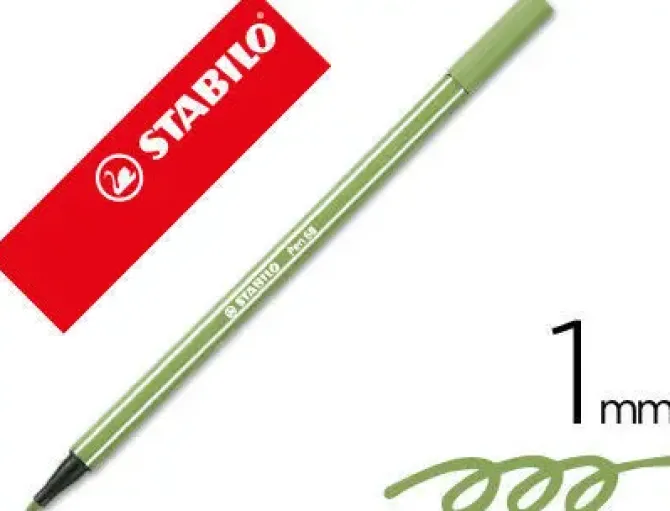 STABILO ROTULADOR STABILO PEN-68 VERDE HOJA 68/43 MAK118656