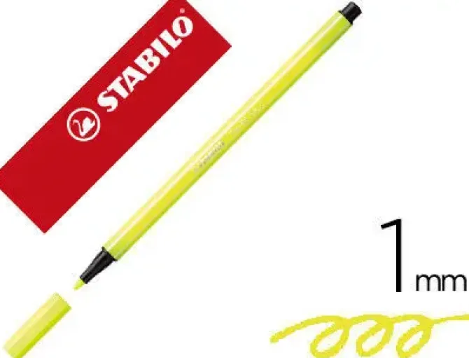 STABILO ROTULADOR STABILO PEN-68 FLUOR AMARIL 68/024 MAK118666
