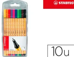 STABILO ROTULADOR STABILO POINT-88 10COLORES 8810 MAK119885