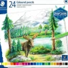 STAEDTLER 146C PACK DE 24 LAPICES DE COLORES - MINA SUAVE - COLORES SURTIDOS