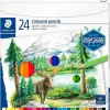 STAEDTLER 146C PACK DE 24 LAPICES DE COLORES - MINA SUAVE - COLORES SURTIDOS