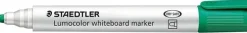 STAEDTLER LUMOCOLOR 351 ROTULADOR PARA PIZARRA BLANCA - PUNTA REDONDA - TRAZO 2MM - CAPUCHON CON CLIP - COLOR VERDE