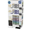 STAEDTLER METALLIC EXPOSITOR DE 130 ROTULADORES DE PUNTA FINA METALICOS - TINTA BASE DE AGUA - COLORES SURTIDOS