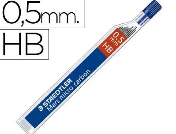 STAEDTLER MINAS STAEDTLER 0,5MM HB 250-05-HB MAK080089