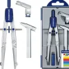 STAEDTLER NORIS 550 02 COMPAS DE PRECISION - AGUJA Y MINA INTERCAMBIABLES - MECANISMO DE AJUSTE RAPIDO
