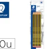 STAEDTLER NORIS 120 PACK DE 10 LAPICES DE GRAFITO HEXAGONALES - MINA 2HB - RESISTENCIA A LA ROTURA - MADERA DE BOSQUES SOSTENIBLES