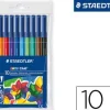 STAEDTLER NORIS 326 ROTULADOR DE PUNTA DE FIBRA - RESISTENTE A LA PRESION - TINTA BASE DE AGUA - COLORES SURTIDOS