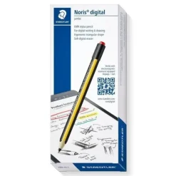 STAEDTLER NORIS DIGITAL JUMBO PACK DE LAPIZ DIGITAL + 5 PUNTAS DE RECAMBIO - SUPERFICIE ANTIDESLIZANTE - NO NECESITA CARGA