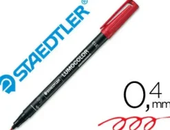 STAEDTLER ROTULADOR STAEDTLER LUMOCOLOR"SF"ROJO 313-2 MAK080227