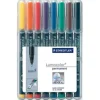 STAEDTLER ROTULADOR STAEDTLER LUMOCOLOR"M" 8COL 317 WP8 MAK080238