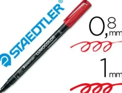 STAEDTLER ROTULADOR STAEDTLER LUMOCOLOR"M"ROJO 317-2 MAK080234