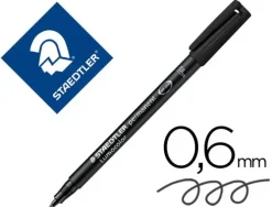 STAEDTLER ROTULADOR STAEDTLER LUMOCOLOR"F"NEGRO 318-9 MAK080228