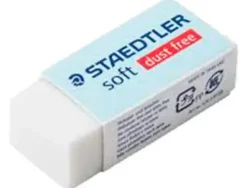 STAEDTLER SOFT 526 S30 GOMA DE BORRAR - PLASTICO - MAXIMA LIMPIEZA - FAJA PROTECTORA - NO DECOLORA EL PAPEL - COLOR BLANCO