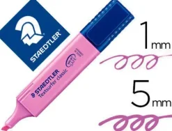 STAEDTLER TEXTSURFER CLASSIC 364 MARCADOR FLUORESCENTE - PUNTA BISELADA - TRAZO ENTRE 1 - 5MM - TINTA CON BASE DE AGUA - COLOR VIOLETA