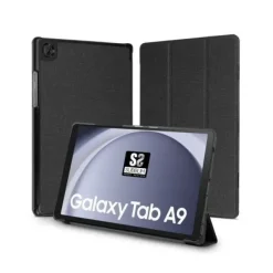SUBBLIM FUNDA EXCLUSIVA PARA TABLET SAMSUNG GALAXY TAB A9 DE 8,7? - CIERRE MAGNETICO - BORDES REFORZADOS - 2 POSICIONES DE SOPORTE - COLOR NEGRO