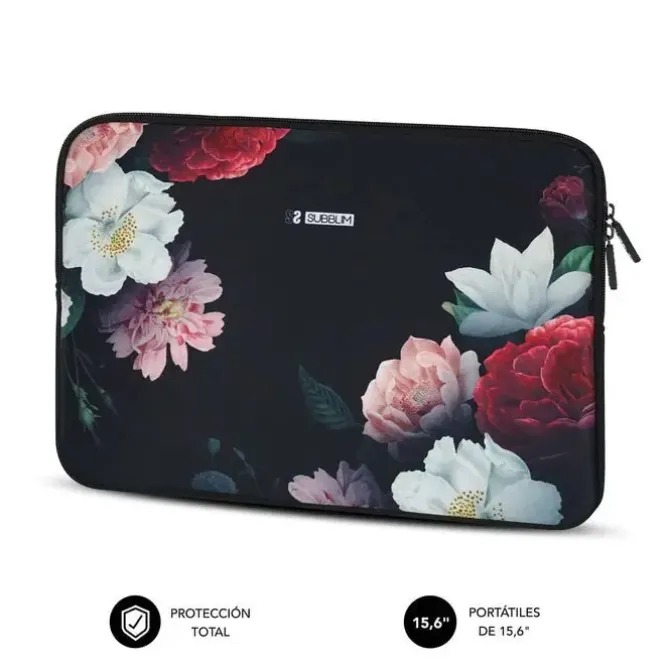 SUBBLIM FUNDA TRENDY DE NEOPRENO - GROSOR 3MM - RESISTENCIA A GOLPES Y CAIDAS - COLOR FLOWERS