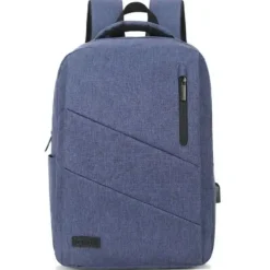 SUBBLIM MOCHILA PARA PORTÁTIL CITY BACKPACK - 15,6 - COMPARTIMENTO ACOLCHADO - RESISTENTE AL AGUA - PUERTO USB - COLOR AZUL
