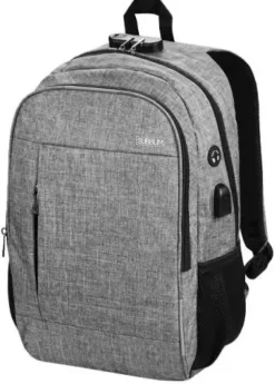 SUBBLIM MOCHILA URBAN LOCK SYSTEM - PARA PORTATILES DE HASTA 16 - BLOQUEO ANTIRROBO - CORREAS ERGONOMICAS - ESPALDA CON SISTEMA AIRFLOW - DOBLE CREMALLERA - BOLSILLOS LATERALES DE MALLA - PUERTO USB -