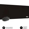 SUBBLIM PACK HARMONY ALFOMBRILLA DE ESCRITORIO 800X300X2MM, BORDES REFORZADOS, BASE ANTIDESLIZANTE + RATON INALAMBRICO 1200DPI, 3 BOTONES - COLOR NEGRO