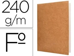 SUBCARPETA CARTULINA GIO FOLIO NARANJA PASTEL 245 G/M2