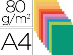 SUBCARPETA PAPEL EXACOMPTA DIN A4 COLORES SURTIDOS 80 GR 100 UNIDADES