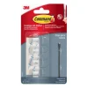 SUJETACABLES 3M COMMAND PARA CABLES REDONDOS BLISTER DE 4 CLIPS + 5 TIRAS