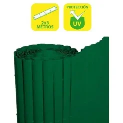 SUNGARDEN CAÑIZO PLASTICO DOBLE CARA 2X3M - COLOR VERDE
