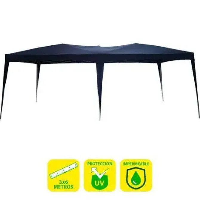 SUNGARDEN CARPA PLEGABLE ACERO 3X6M AZUL OSCURO - COLOR AZUL
