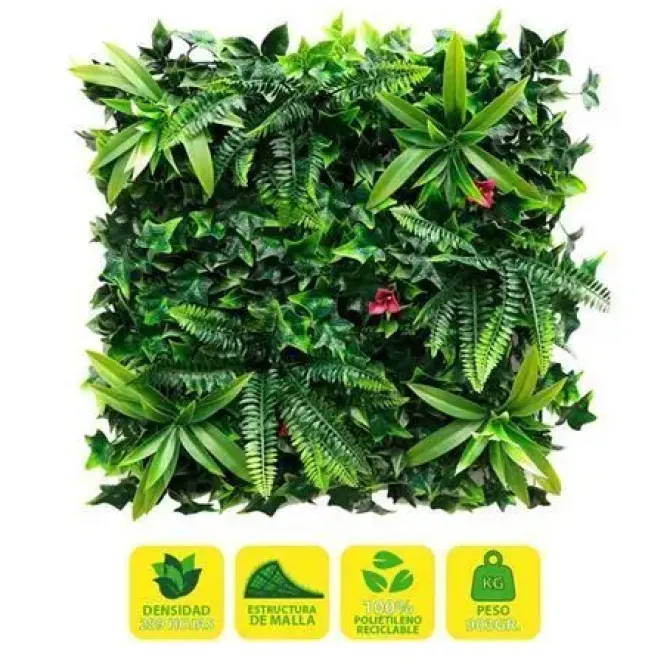 SUNGARDEN JARDIN VERTICAL SERIE VERDEVAL 50X50CM - COLOR VERDE