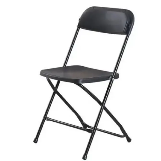 SUNGARDEN SILLA RESINA PLEGABLE 80X50X45CM - COLOR NEGRO