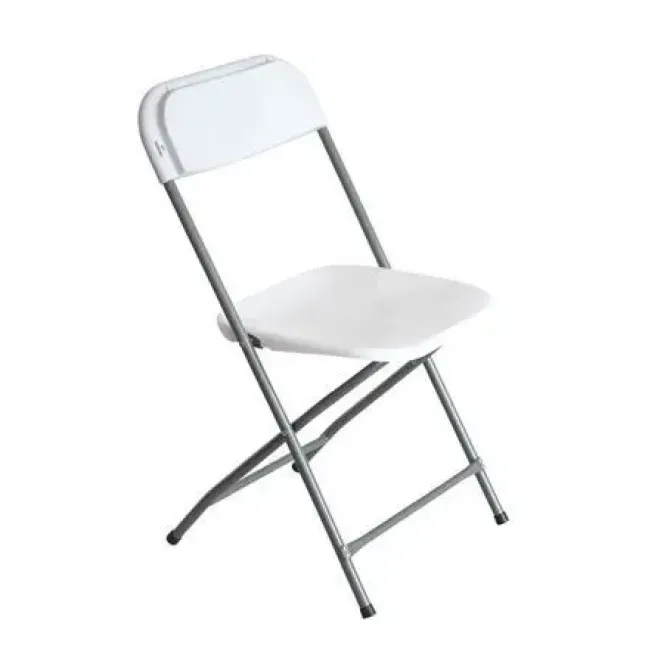 SUNGARDEN SILLA RESINA PLEGABLE 80X50X45CM - COLOR BLANCO