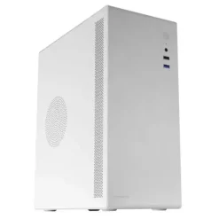 TACENS ORUMX MINITORRE SLIM ULTRA COMPACTA - ESTRUCTURA DE ACERO RESISTENTE - VENTILADOR 80MM - SOPORTE MICROATX/MINI-ITX - 4 BAHIAS PARA DISCOS - COLOR BLANCO