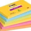 TACO NOTAS POST-IT 655 SUPER STICKY 76X127 COLORES RIO DE JANEIRO PACK DE 6