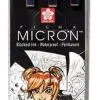 TALENS SAKURA COLECCIÓN EXCLUSIVA MANGA DE 3 ROTULADORES PIGMA MICRON NEGROS (POXSDKMAN3) POXSDKMAN3