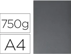 TAPA DE ENCUADERNACION FELLOWES DIN A4 CARTON EXTRA RIGIDO NEGRO 750 GR PACK DE 50 UNIDADES