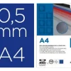TAPA ENCUADERNACION LIDERPAPEL POLIPROPILENO A4 0.5MM AZUL OPACO PAQUETE DE 100 UNIDADES
