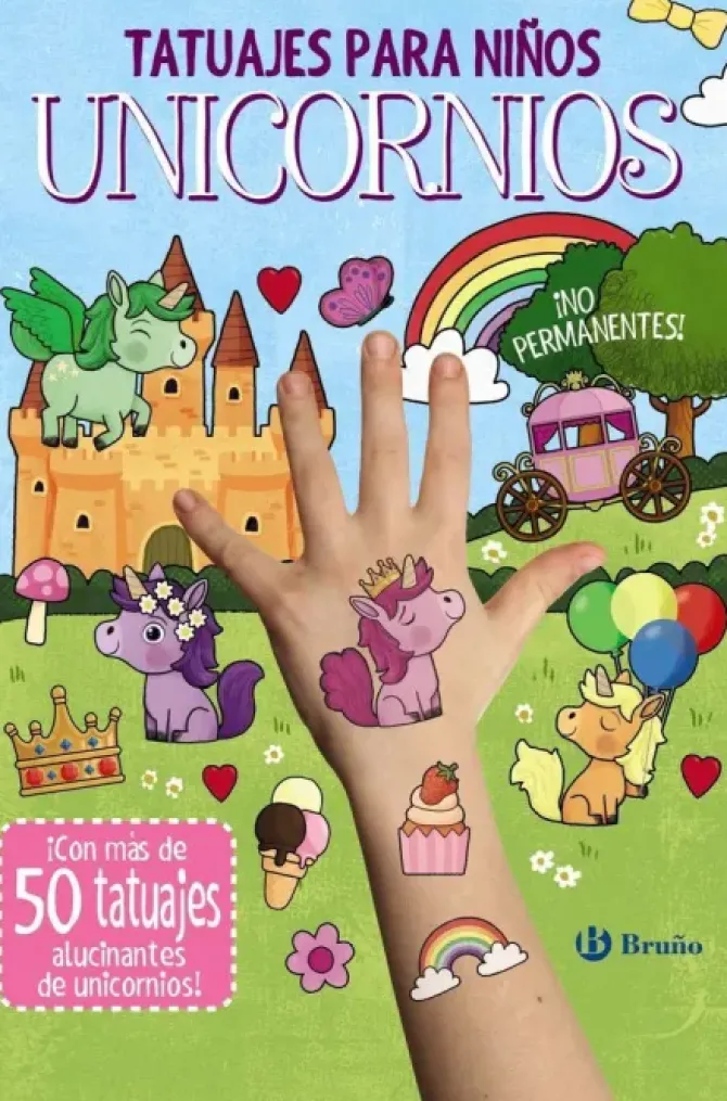 TATUAJES PARA NIÑOS. UNICORNIOS