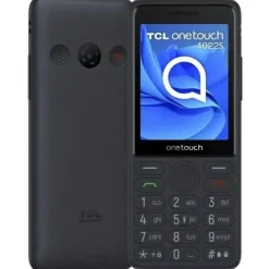 TCL ONE TOUCH 4022S TELEFONO MOVIL PANTALLA 2.8 BLUETOOTH - ESPECIAL PARA PERSONAS MAYORES - BASE DE CARGA - BOTON SOS - COLOR GRIS