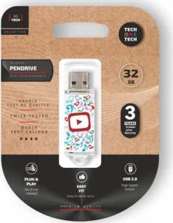 TECHONETECH BE SUPER VIDEO DREAM MEMORIA USB 2.0 32GB (PENDRIVE)