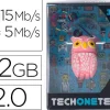 TECHONETECH BUHO PLUMI PINK MEMORIA USB 2.0 32GB (PENDRIVE)