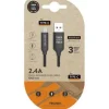 TECHONETECH CABLE USB-A MACHO A USB-C MACHO 1M - RECUBIERTO DE NYLON TRENZADO